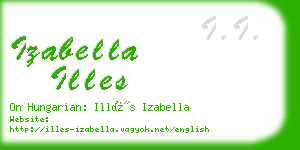 izabella illes business card